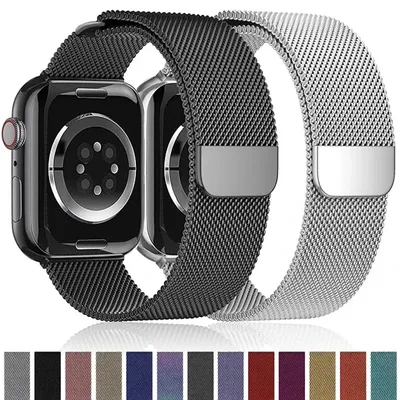 Apple Watch 밴드 울트라 2 용 밀라노 스트랩 49mm 44mm 40mm 45mm 41mm 38mm 44mm 팔찌 F 또는 iWatch 시리즈 9 3 6 5 SE 7 8 스트랩
